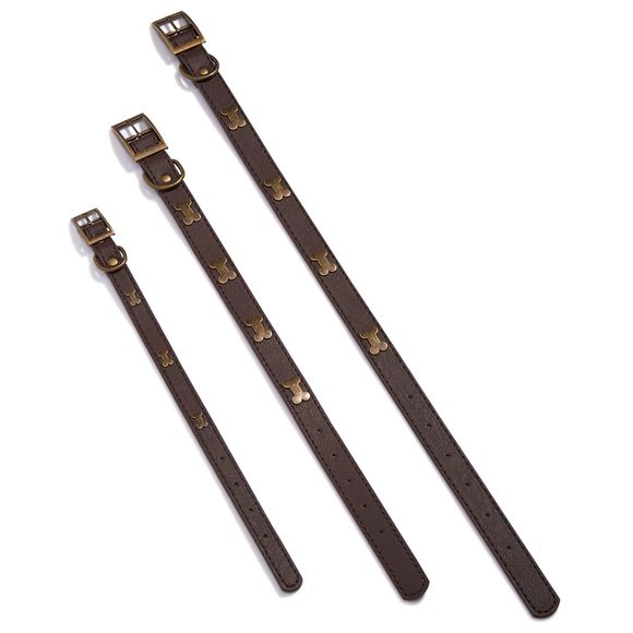 House of Barker Faux Leather Dog Collar New - Picture 4 of 4